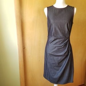 Like new Maggy London Chambray & Hot Pink Dress